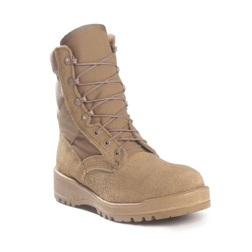 ALTAMA MENS 4.5 XW TAN STEEL TOE ARMY COMBAT BOOTS NWOT